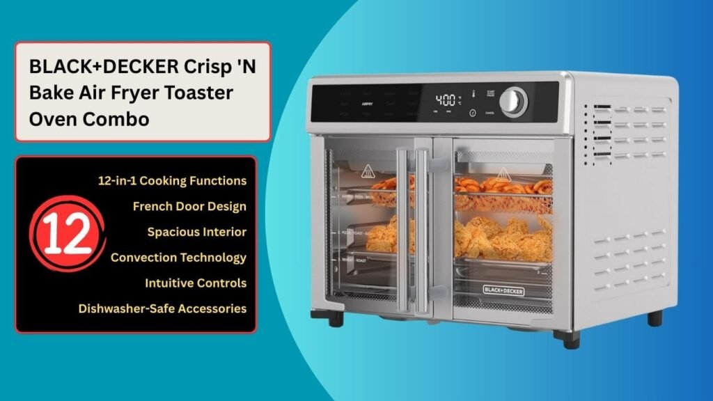 BLACK-DECKER-Crisp -N -Bake-Air-Fryer-Toaster-Oven-Combo